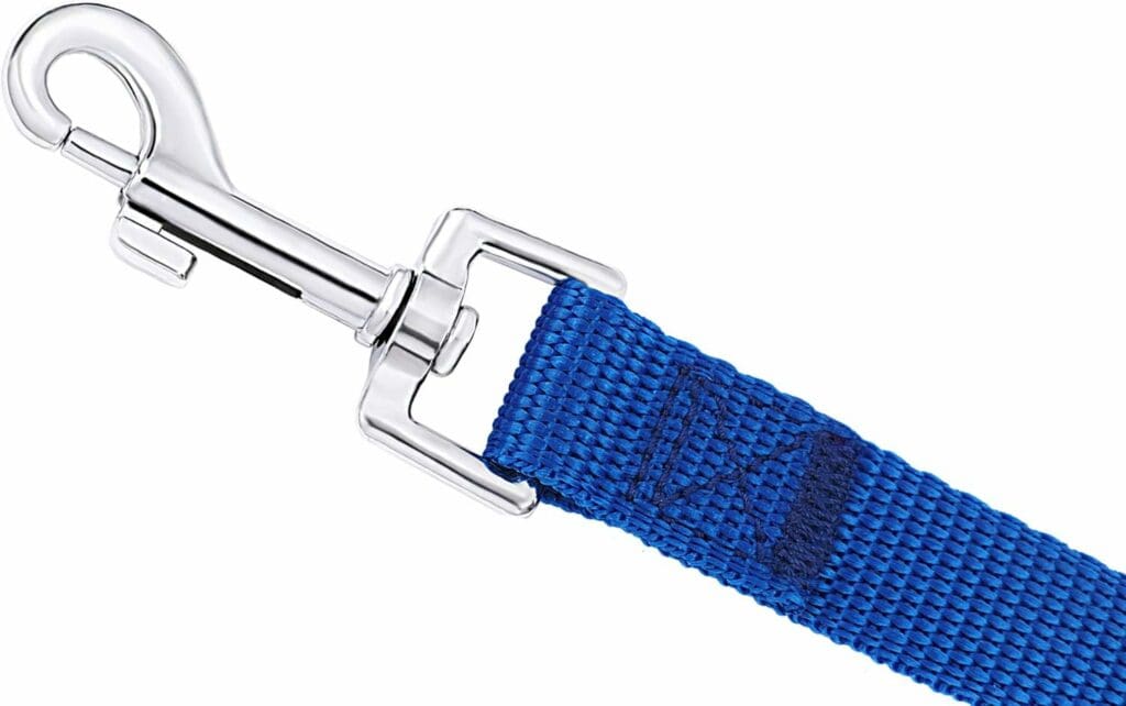 AmaGood Puppy/Dog Leashes Obedience Recall Training Agility Leads-15 ft 20 ft 30 ft 50 ft Long Dog Leashes-for Dogs Training,Play,Safety,Camping (15 feet, Blue)