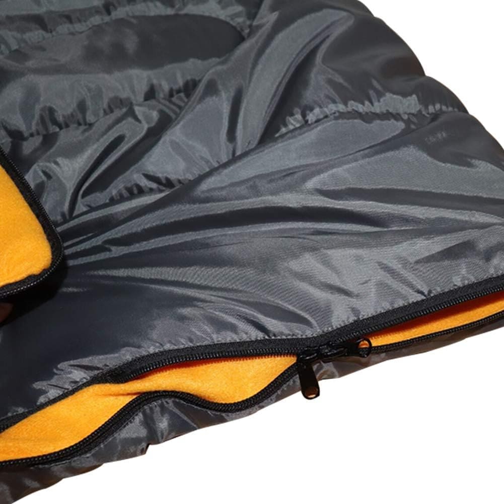 Lifeunion Dog Sleeping Bag with Storage Bag Waterproof Warm Packable Dog Bed for Travel Camping Hiking Backpacking (Grey+Orange)