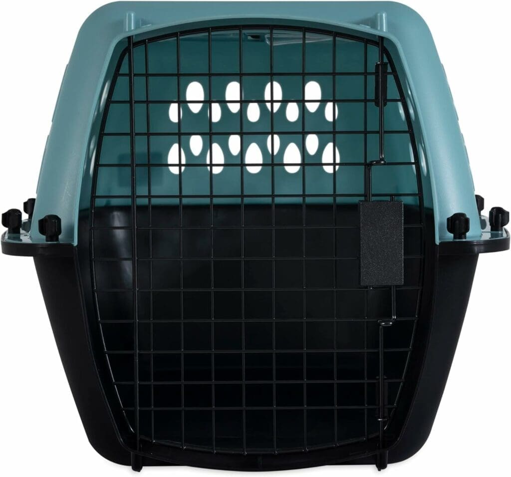 Petmate Fashion Vari Indoor Kennel, 24, for Dogs 10-20 Lbs, Light Blue, Made in USA