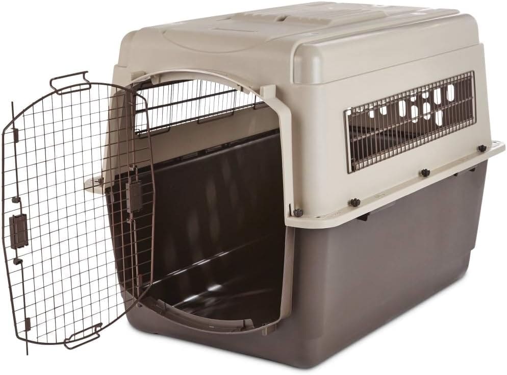 Petmate Ultra Vari Dog Kennel for Medium to Large Dogs (Durable, Heavy Duty Dog Travel Crate, Made with Recycled Materials, 40 in. Long) 70 to 90 lbs, Made in USA